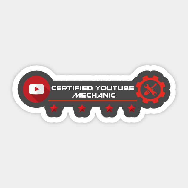 YouTube Mechanic Sticker by Garage Buds